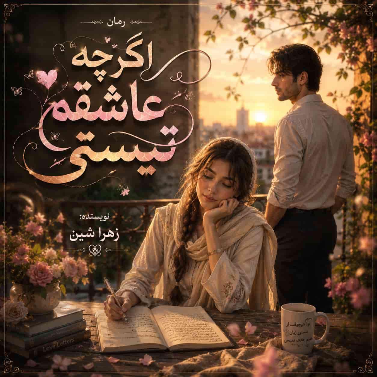 رمان اگر چه عاشقم نیستی pdf از زهرا شین